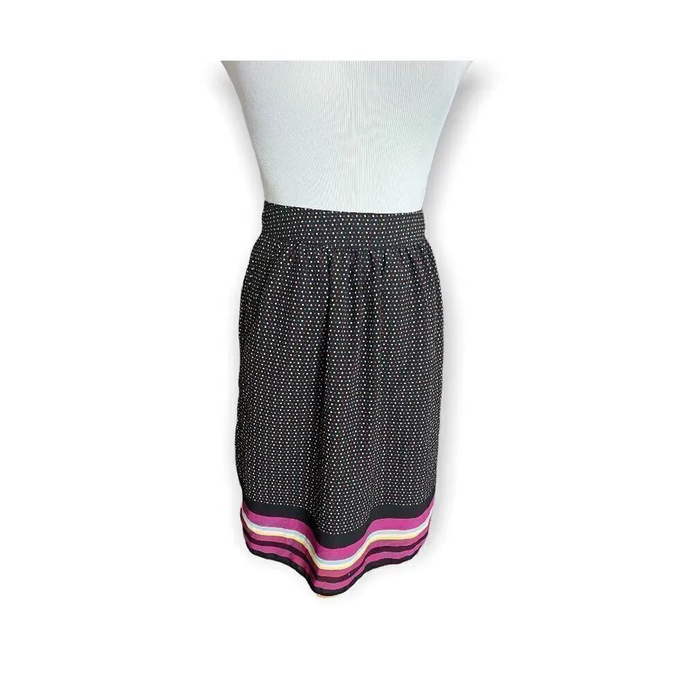 Womens Old Navy Multicolored Polka Dot A Line Skirt - Sz 12